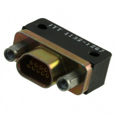 MDM-9SCBRP by ITT Cannon, LLC - CONNECTOR MICRO-D RCPT 9POS R/A SLDR