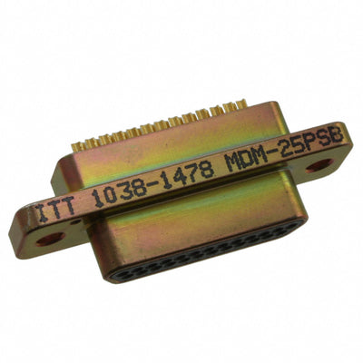 MDM-25PSB by ITT Cannon, LLC - CONNECTOR MICRO-D PLUG 25POS PNL MNT
