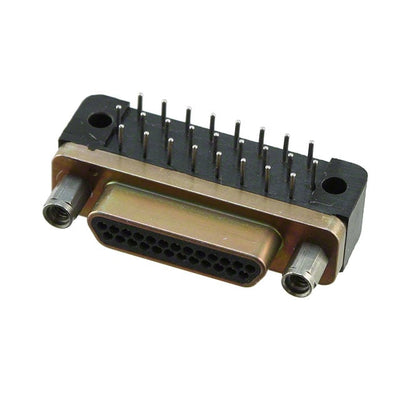 MDM-25PCBRP by ITT Cannon, LLC - CONNECTOR MICRO-D PLUG 25POS R/A SLDR
