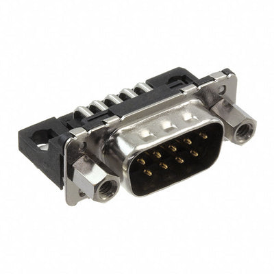 09651627817 by HARTING - CONNECTOR D-SUB PLUG 9POS R/A SLDR