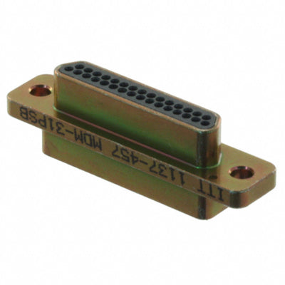 MDM-31PSB by ITT Cannon, LLC - CONNECTOR MICRO-D PLUG 31POS PNL MNT