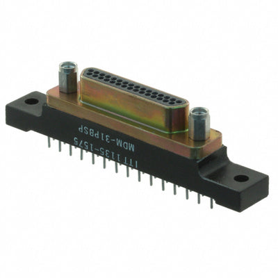 MDM-31PBSP by ITT Cannon, LLC - CONNECTOR MICRO-D PLUG 31POS PNL MNT
