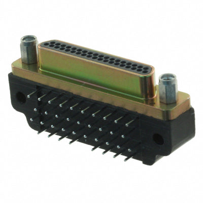 MDM-37PCBRP by ITT Cannon, LLC - CONNECTOR MICRO-D PLUG 37POS R/A SLDR
