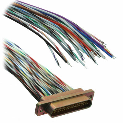 MDM-37SH003B by ITT Cannon, LLC - CABLE ASY MIC D-WIR 37P 457.2MM