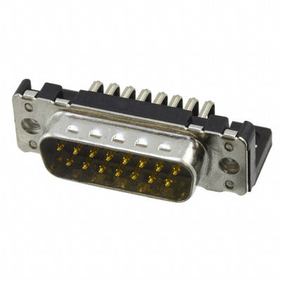 9652626812 by HARTING - CONNECTOR D-SUB PLUG 15POS R/A SLDR