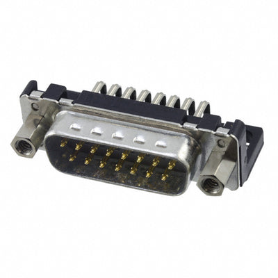 9652626813 by HARTING - CONNECTOR D-SUB PLUG 15POS R/A SLDR