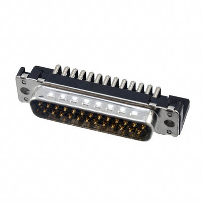 09653626812 by HARTING - CONNECTOR D-SUB PLUG 25POS R/A SLDR