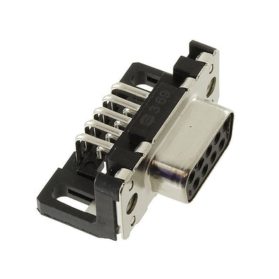 09661127601 by HARTING - CONNECTOR D-SUB RCPT 9POS R/A SLDR