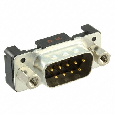 09661216703 by HARTING - CONNECTOR D-SUB PLUG 9POS VERT SLDR