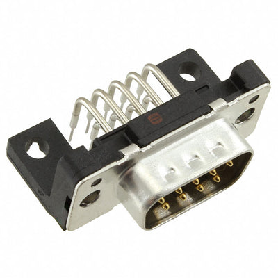 09661226802 by HARTING - CONNECTOR D-SUB PLUG 9POS R/A SLDR