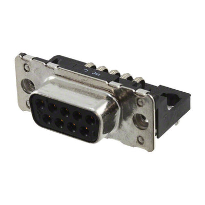 09661527616 by HARTING - CONNECTOR D-SUB RCPT 9POS R/A SLDR