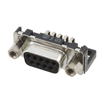 09661527613 by HARTING - CONNECTOR D-SUB RCPT 9POS R/A SLDR