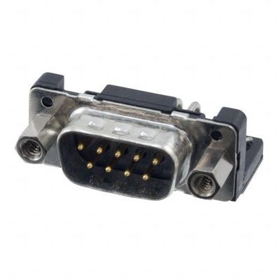 09661626813 by HARTING - CONNECTOR D-SUB PLUG 9POS R/A SLDR
