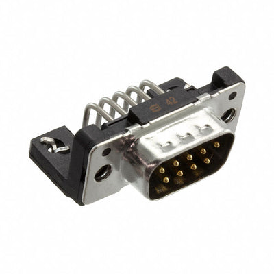 09661636812 by HARTING - CONNECTOR D-SUB PLUG 9POS R/A SLDR