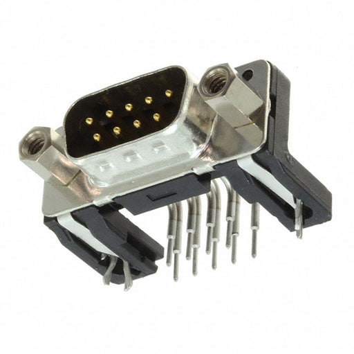 09661636813 by HARTING - CONNECTOR D-SUB PLUG 9POS R/A SLDR
