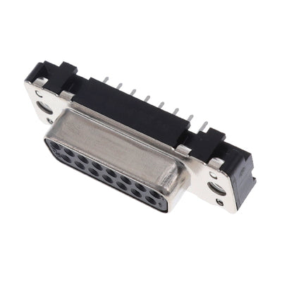 09662115502 by HARTING - CONNECTOR D-SUB RCPT 15POS VERT SLDR