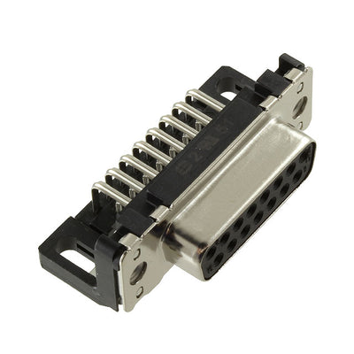 09662126602 by HARTING - CONNECTOR D-SUB RCPT 15POS R/A SLDR