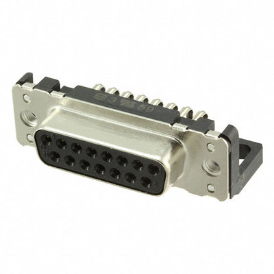 09662127601 by HARTING - CONNECTOR D-SUB RCPT 15POS R/A SLDR