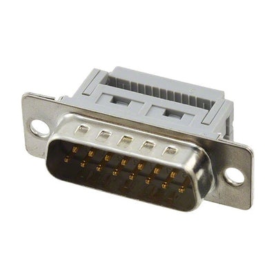 09662287700 by HARTING - CONNECTOR D-SUB PLUG 15P PNL MNT IDC