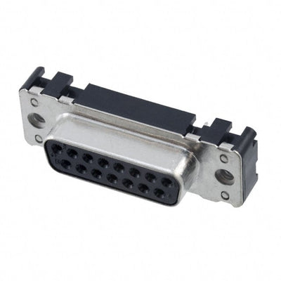 09662516512 by HARTING - CONNECTOR D-SUB RCPT 15POS VERT SLDR