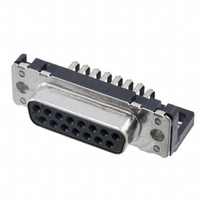 09662526611 by HARTING - CONNECTOR D-SUB RCPT 15POS R/A SLDR