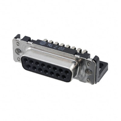 09662526612 by HARTING - CONNECTOR D-SUB RCPT 15POS R/A SLDR
