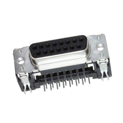 09662527611 by HARTING - CONNECTOR D-SUB RCPT 15POS R/A SLDR