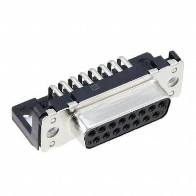 09662527612 by HARTING - CONNECTOR D-SUB RCPT 15POS R/A SLDR