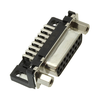 09662536613 by HARTING - CONNECTOR D-SUB RCPT 15POS R/A SLDR