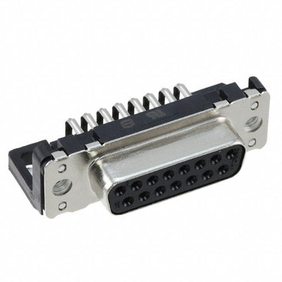 09662537612 by HARTING - CONNECTOR D-SUB RCPT 15POS R/A SLDR