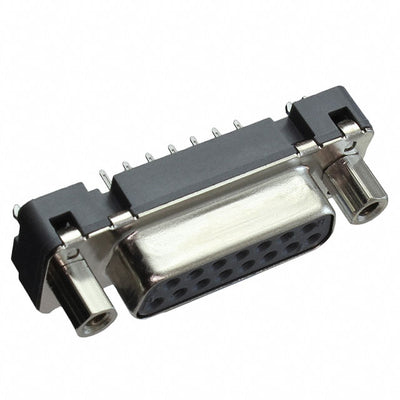 09662556513 by HARTING - CONNECTOR D-SUB RCPT 15POS VERT SLDR