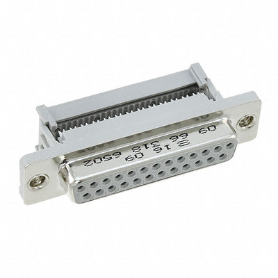 09663186502 by HARTING - CONNECTOR D-SUB RCPT 25P PNL MNT IDC