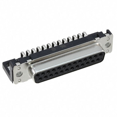 09663526611 by HARTING - CONNECTOR D-SUB RCPT 25POS R/A SLDR