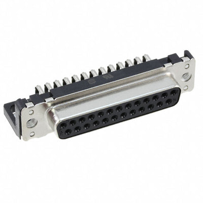 09663527612 by HARTING - CONNECTOR D-SUB RCPT 25POS R/A SLDR