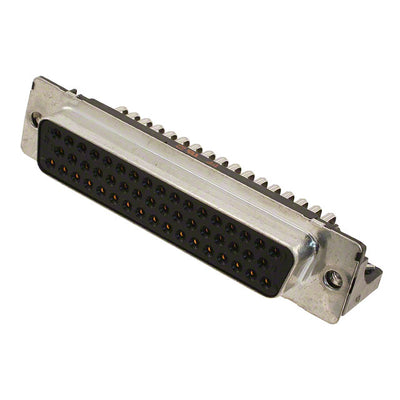 9665526616 by HARTING - CONNECTOR D-SUB RCPT 50POS R/A SLDR