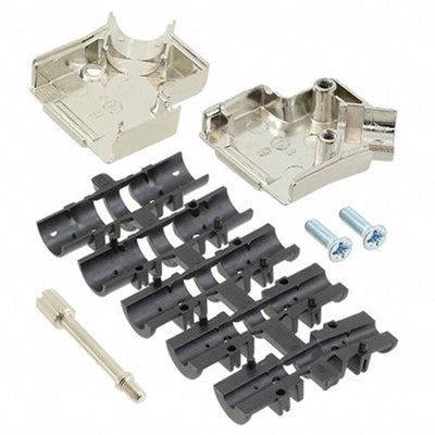 09670090336 by HARTING - D SUB SIDE ENTRY METAL HOOD 9 PO