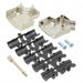 09670090336 by HARTING - D SUB SIDE ENTRY METAL HOOD 9 PO