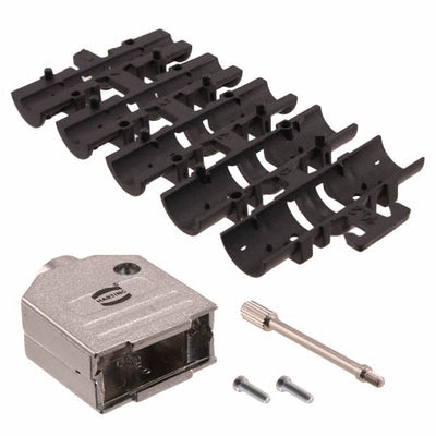 09670090343 by HARTING - CONNECTOR BACKSHELL 9POS 180DEG