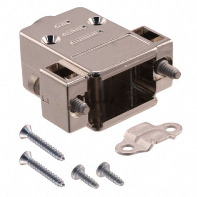 09670090443 by HARTING - CONNECTOR BACKSHELL 9POS 180DEG SHLD