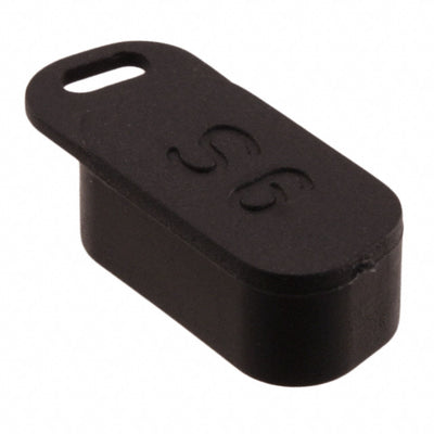 09670090711 by HARTING - DSUB DUST CAP FE 09P BLACK