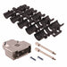09670150333 by HARTING - CONNECTOR BACKSHELL 15POS 45DEG