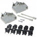 09670150348 by HARTING - D SUB TOP ENTRY METAL HOOD 15 PO
