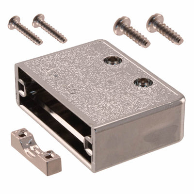 09670150413 by HARTING - CONNECTOR BACKSHELL 15POS 180DEG SHLD