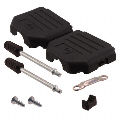 09670150424 by HARTING - CONNECTOR BACKSHELL 15POS 180DEG BLK