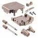 09670150425 by HARTING - CONNECTOR BACKSHELL 15POS 180DEG SHLD