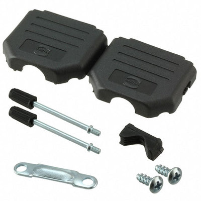 09670150426 by HARTING - CONNECTOR BACKSHELL 15POS 180DEG BLK