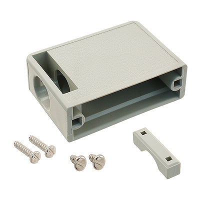09670150511 by HARTING - CONNECTOR BACKSHELL 15POS 90DEG GRAY