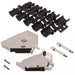 09670250348 by HARTING - CONNECTOR BACKSHELL 25POS 180DEG