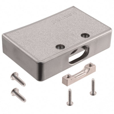 09670250413 by HARTING - CONNECTOR BACKSHELL 25POS 180DEG SHLD