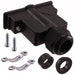 09670250439 by HARTING - CONNECTOR BACKSHELL 25POS 180DEG BLK